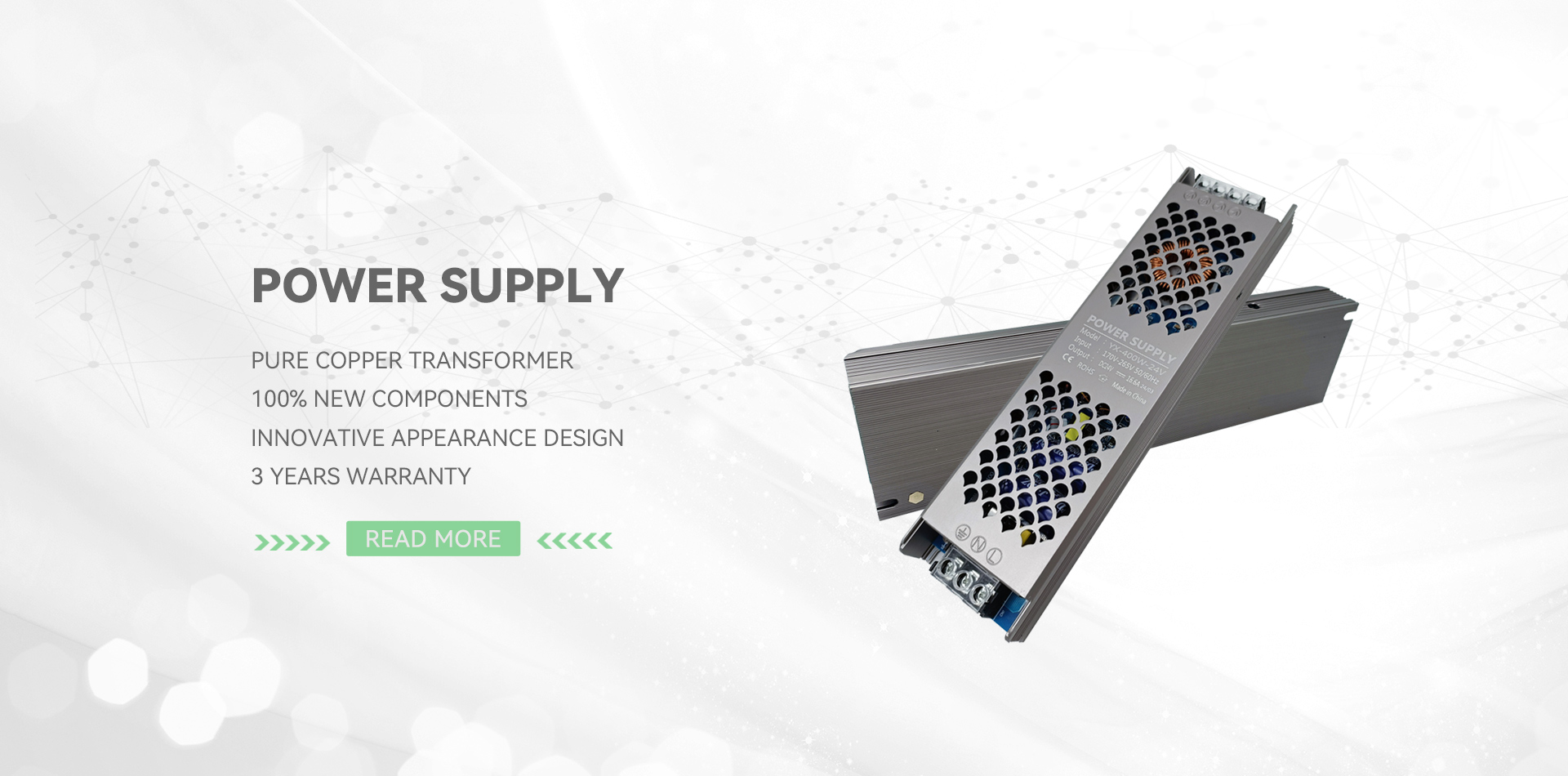 Fonte de alimentação de iluminação linear LED da China