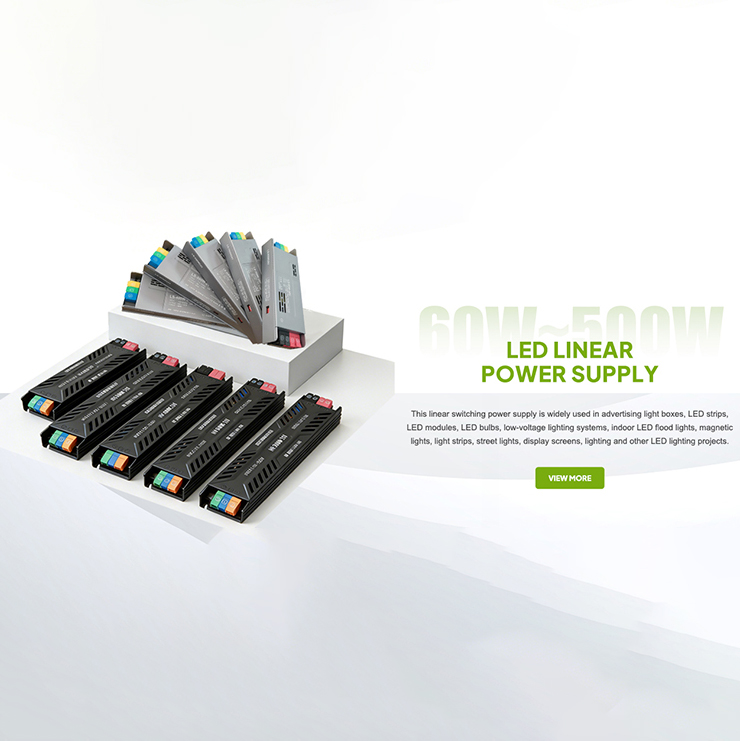 Fonte de alimentação linear LED 12V/24V