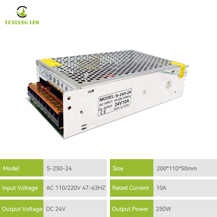 Fonte de alimentação comutada 24v 10a