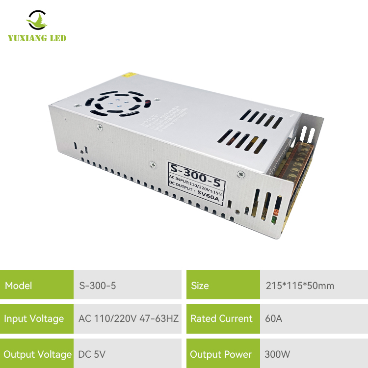 Fonte de alimentação comutada 5v 60a